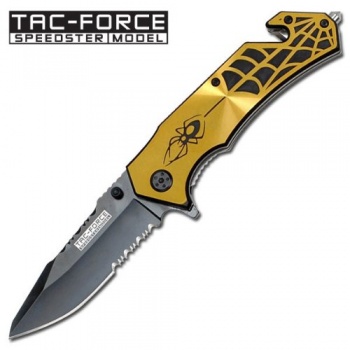 Cheap Spider Rescue Linerlock A-O Knives M3846
