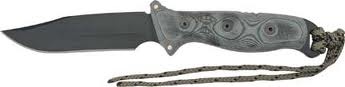 Tops Tops ATC Lobo Black Micarta. knives TP1040