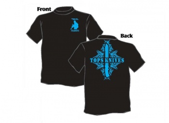 Tops T-Shirt Tribal Art Medium knives TPTSBBTAM