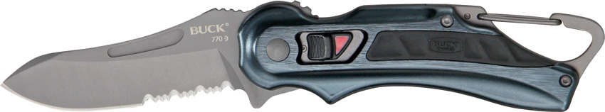 Buck Flashpoint 770BKXBlack 420HC Blade Carabiner BU770BKX