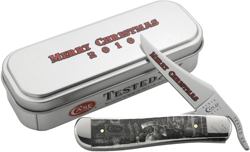 Case Case Merry Christmas RussLock. Knives CA8791