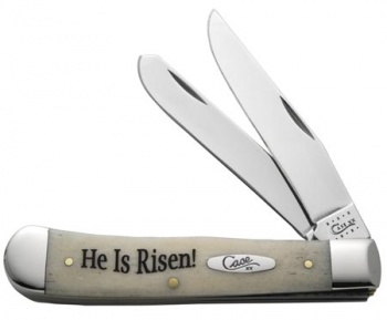 Case He is Risen Trapper Knives CA8848