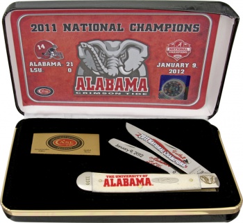 Case Alabama Crimson Tide 2011 Knives CAALNC112