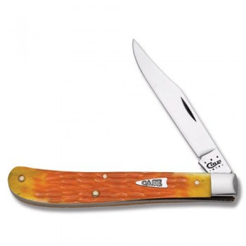 Case Slim Line Trapper Orange Knives CA12839