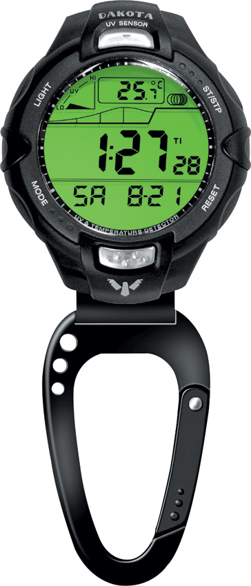 Dakota Clip Watch UV Temp Sensor watches DK7544