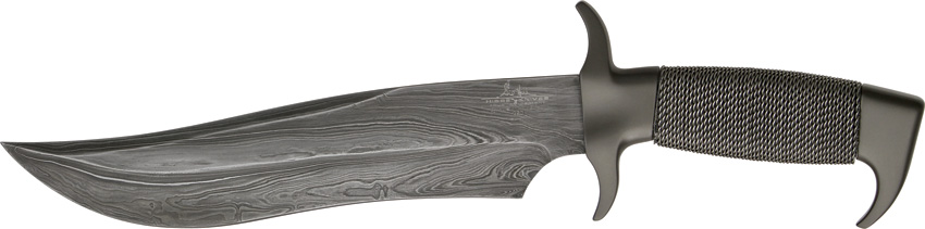 Hibben Highlander Bowie Damascus knives GH627D
