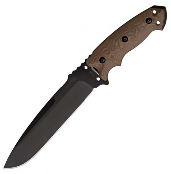 Hogue Large Tactical Fixed Blade Knife Tan MOLLE HO35157