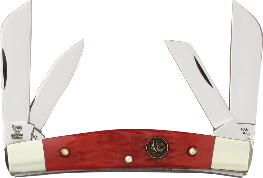 Hen & Rooster Congress Red Pick Bone knives HR344RPB