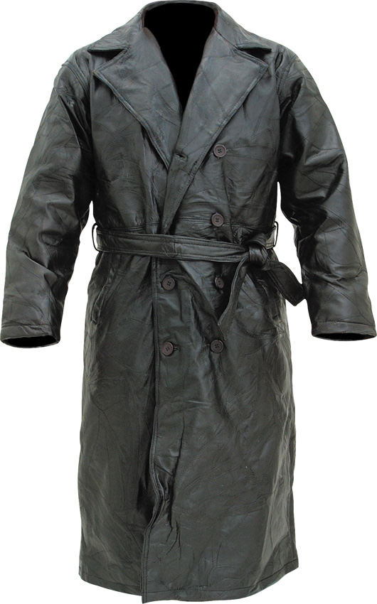 Cheap Misc Leather Trench Coat. Knives MI08011