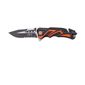 MTech Rescue Linerlock Emt A/o knives BRK-MTA865EMO