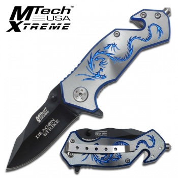 Mtech Dragon Strike Rescue Linerlock knives MTX8058BR