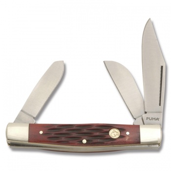 Puma Stockman Red Pick Bone knives PU7741303