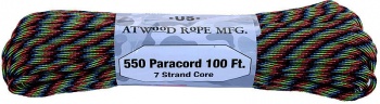 Atwood Rope MFG Parachute Cord Dark Stripes Knives RG012H