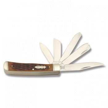 Rough Rider Five Blade Trapper Knives RR1099