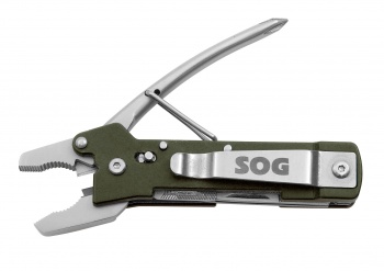 SOG SOG Micro Toolclip Green. knives SOG99355