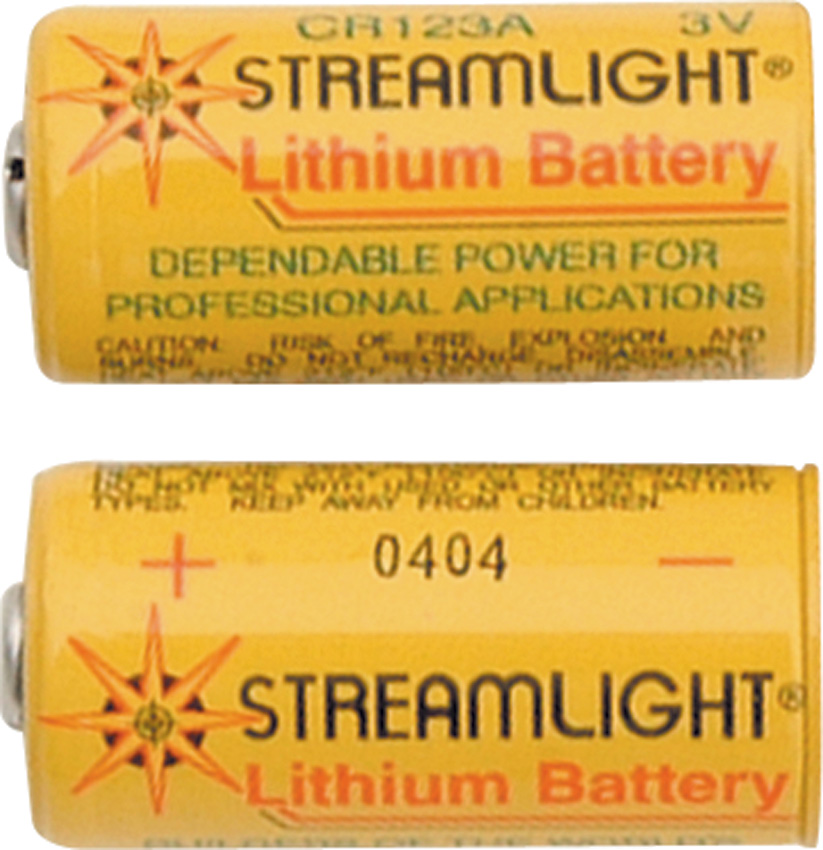 Streamlight Replacement Lithium Batteries flashlights STR85175