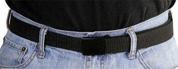  Poly Web Belt Black SUS110K48B
