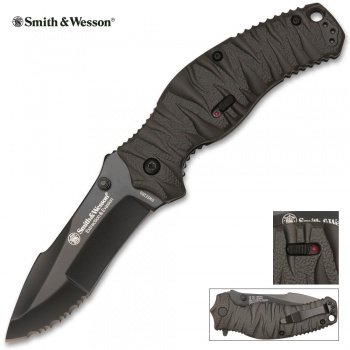 Smith and Wesson S&W Assisted Folder Black. Knives SWEE2BS