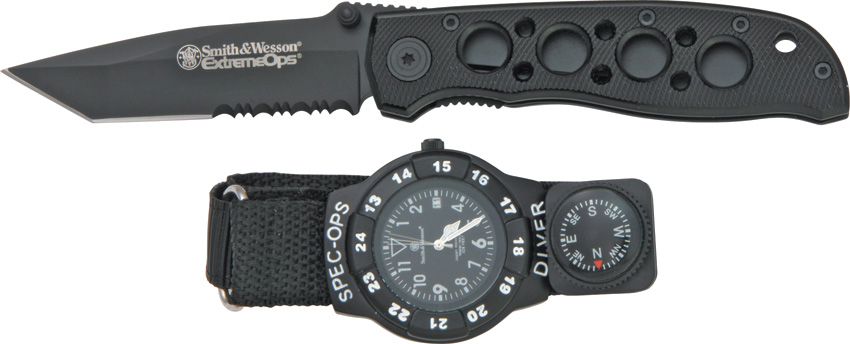 Smith Wesson Special Ops Watch knife Combo knives SWWSO2