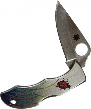Spyderco Ladybug Tattoo knives CLSSP3T