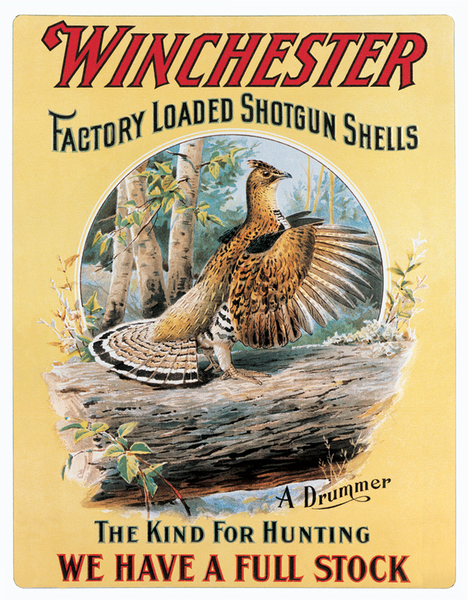 Tin Signs Winchester Drumming Grouse TSN1007