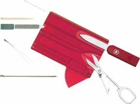 Victorinox SwissCard Ruby knives VN53927