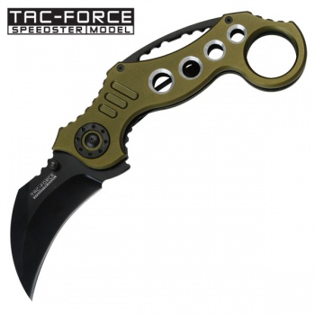 Tac-Force M3838 (YC-578GN) Green Karambit Speester M3837