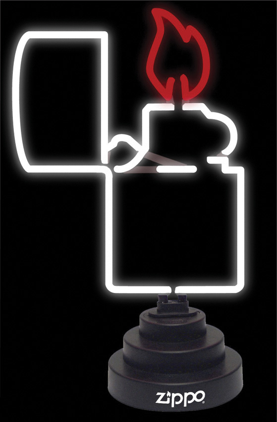 Zippo Zippo Neon Lighter Sculpture. lights 142586