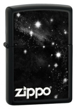 Zippo Galaxy Lighter Zippo Logo And Stars Design 28058