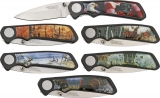 American Hunter Wildlife 6 Pc Pocket Knife Set BRK-AH500