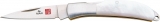 Al Mar Osprey Mother of Pearl Front Lock Pouch