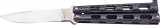 Bear & Son Butterfly Knife 4 Inch Silver Diecast