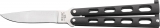 Bear & Son 4 Inch Butterfly Knife Black Epoxy Handle