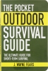 Books Pocket Outdoor Survival Guide - BK186