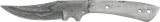 Knifemaking Dagger Blade Damascus - BL027D