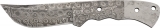 Blades Knife Blade Damascus - BLDM2713