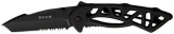 Buck Bones 870BKX Black High Tech Skeletonized Knife