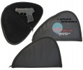 Soft Black Pistol Handgun Case with optional embroidery