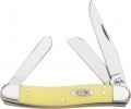 Case CA035 Medium Stockman Chrome Vanadium Yellow