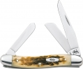 Medium CA042 Stockman Amber Jigged Bone Tru-Sharp