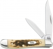 Case Peanut Amber Bone CA045Peachseed Jigged 12oz