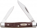 CA083 Small Pen Knife Jigged Brown Delrin 2 5/8in