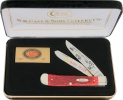 Case Bass Fever Trapper Red 4 1/8 Trapper Gift Box