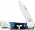 Case Masonic Lockback Deep Blue Handle Gift Tin