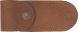 Case Soft Leather Brown Belt Sheath Up to 4 inch