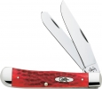 Case Trapper Dark Red Bone - CA6984