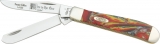 Case Cutlery Mini Trapper Fire In Box - CA9207FIB