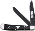 Cattlemans Cutlery Black Angus Trapper - CC0002BD