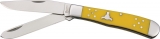 Cattlemans Cutlery Trapper Yellow - CC0002YD