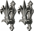 Pakistan Fleur de lis Holder Set - CN203308